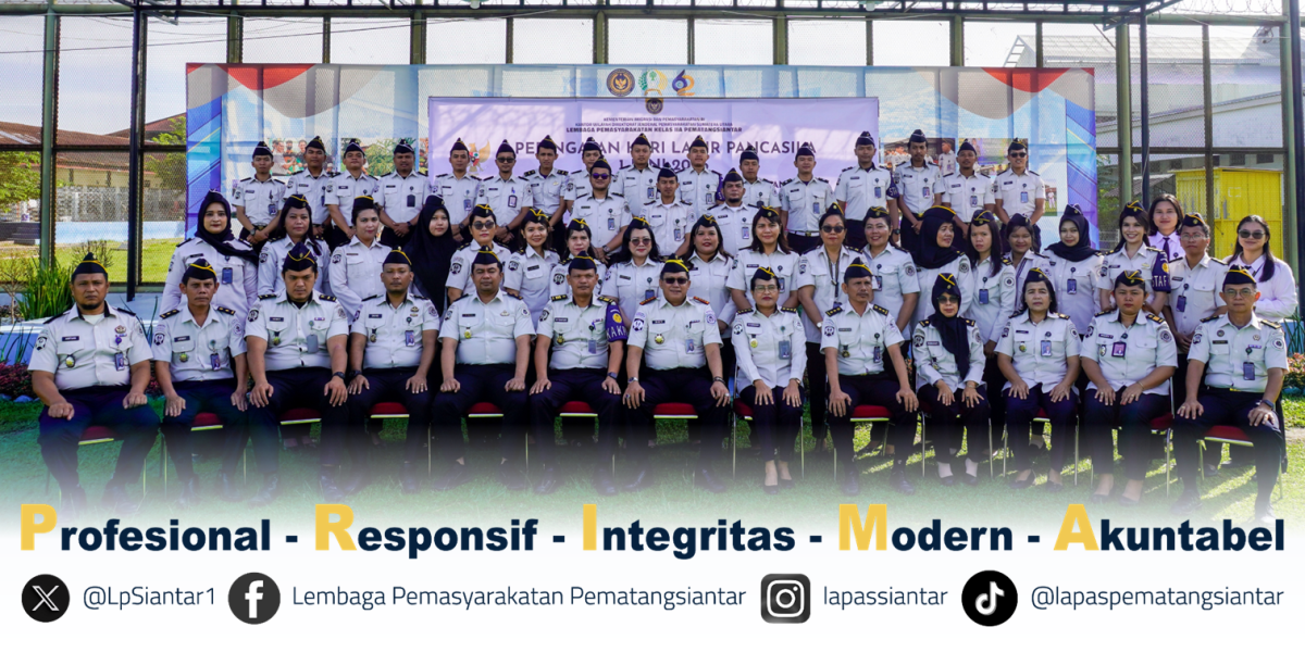 Lapas Kelas IIA Pematangsiantar Laksanakan Upacara Peringatan Hari Lahir Pancasila Tahun 2026